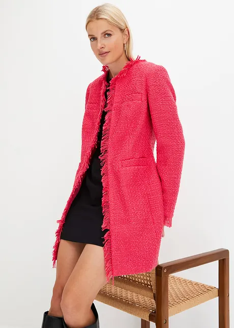 Blazer lungo bouclé, bonprix