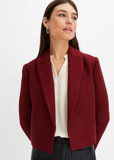 Blazer corto in bouclé, bonprix