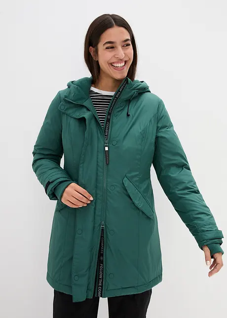 Parka termico ibrido con piume riciclate e interno trapuntato, bonprix