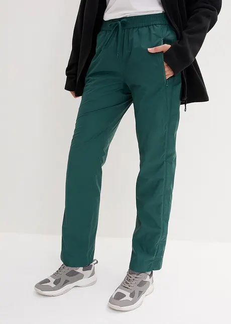 Pantaloni impermeabili ultraleggeri con zip laterale, bonprix