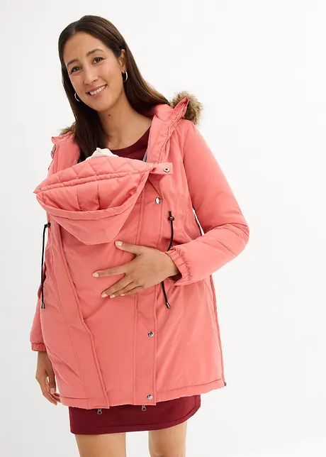 Parka prémaman imbottito con inserto babywearing, bonprix