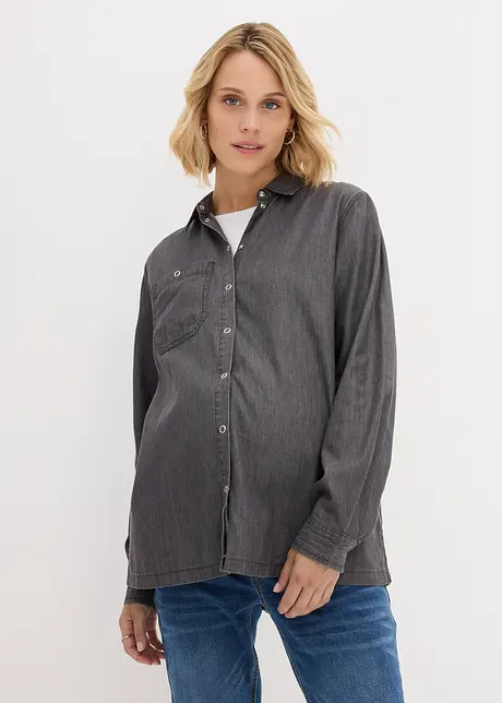 Camicia di jeans prémaman con cotone biologico, bonprix