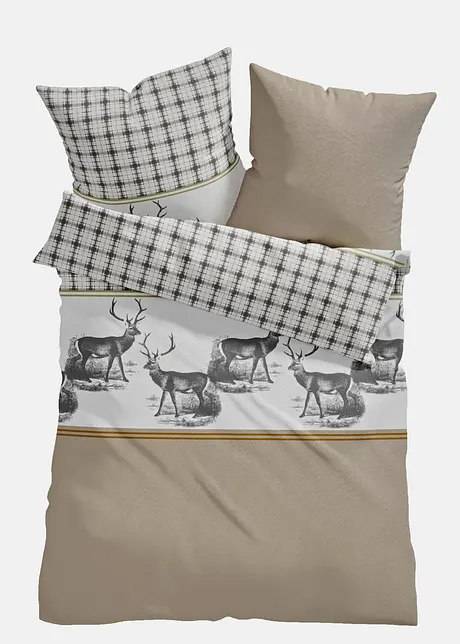 Biancheria da letto con cervi, bonprix