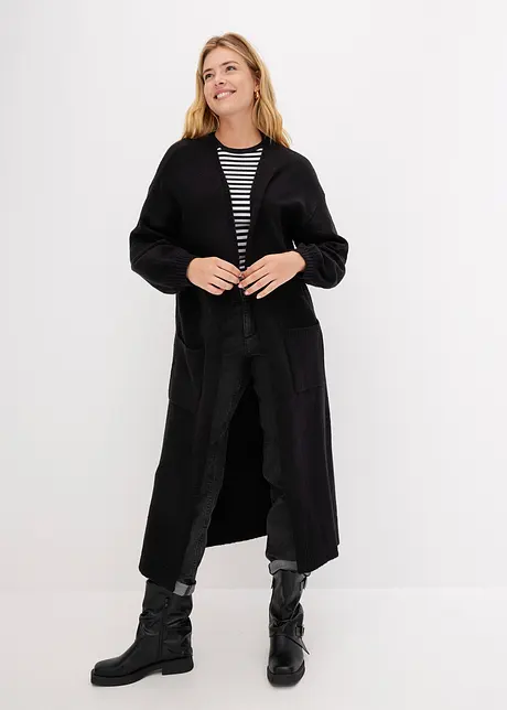 Cardigan midi oversize, bonprix