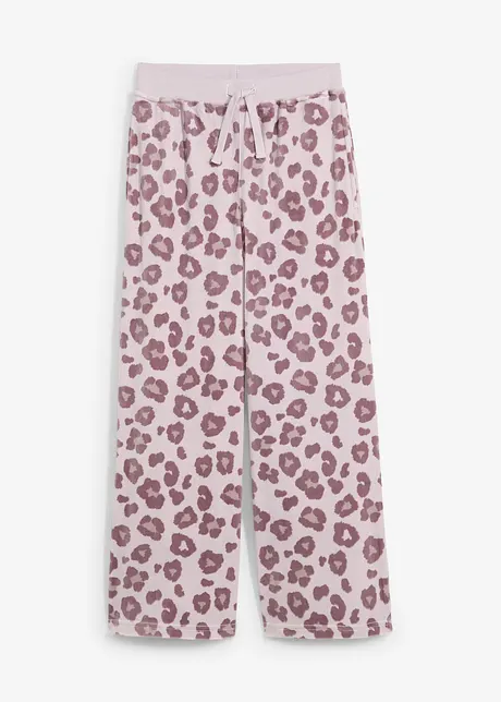 Pantaloni in ciniglia con elastico in vita, bonprix