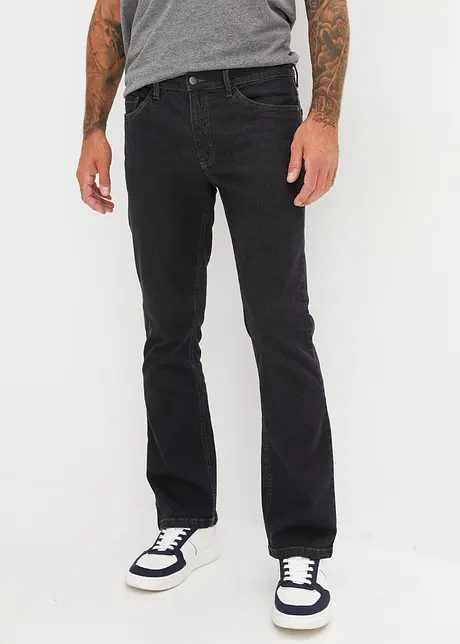 Jeans elasticizzati regular fit, bootcut, bonprix