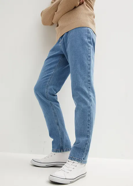 Jeans elasticizzati classic fit con cinta elasticizzata ai lati, straight, bonprix