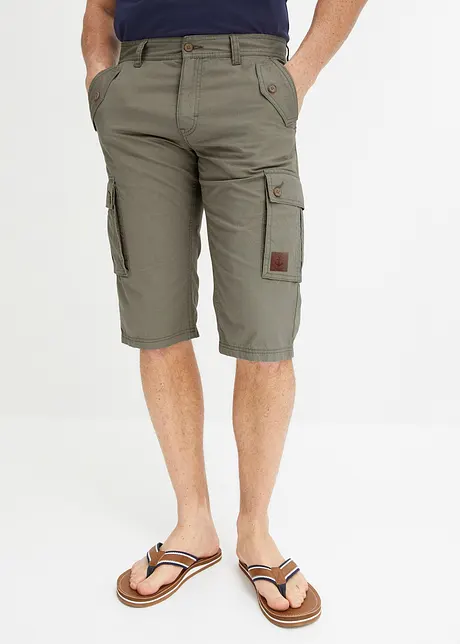Bermuda cargo in puro cotone, regular fit, bonprix