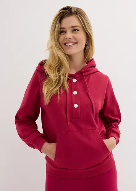 Felpa oversize con cappuccio, bonprix