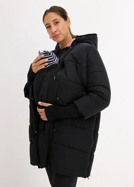 Giubbotto prémaman caldo 3 in 1 con inserto babywearing, bonprix