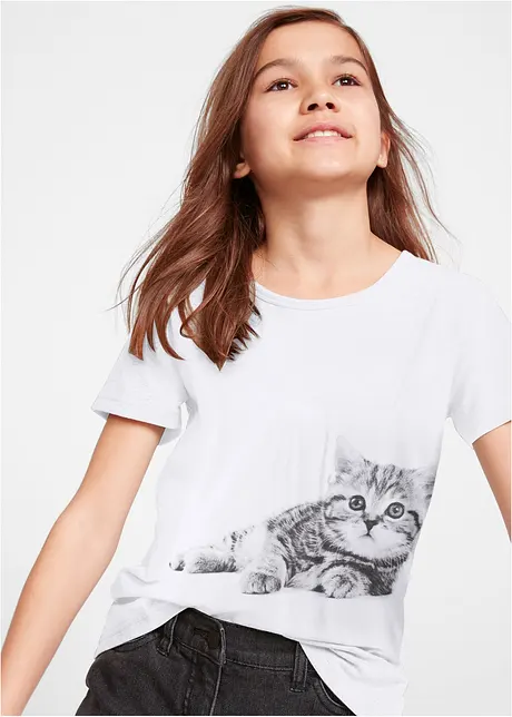 T-shirt in puro cotone biologico, bonprix