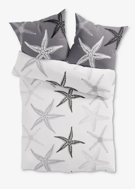 Biancheria da letto double face con stelle marine, bonprix