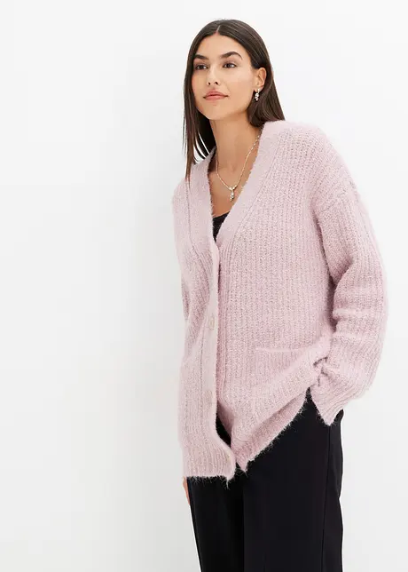 Cardigan in filato morbido, bonprix