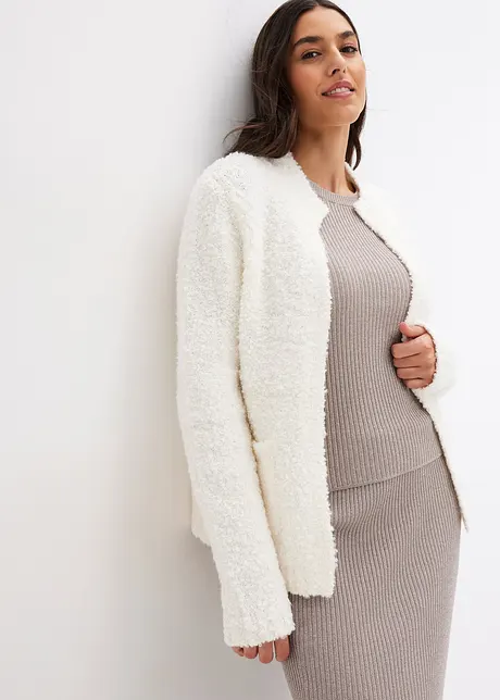 Cardigan in bouclé, bonprix