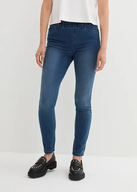 Jeggings termici modellanti, a vita media, bonprix