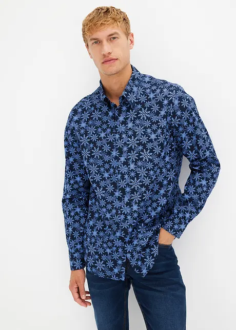 Camicia a maniche lunghe in puro cotone, bonprix