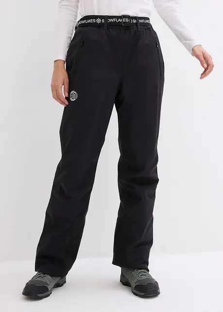 Pantaloni termici da sci con fodera in pile, impermeabili, bonprix