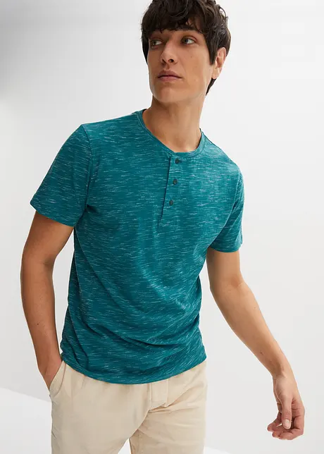 Maglia serafino a maniche corte (pacco da 2), bonprix