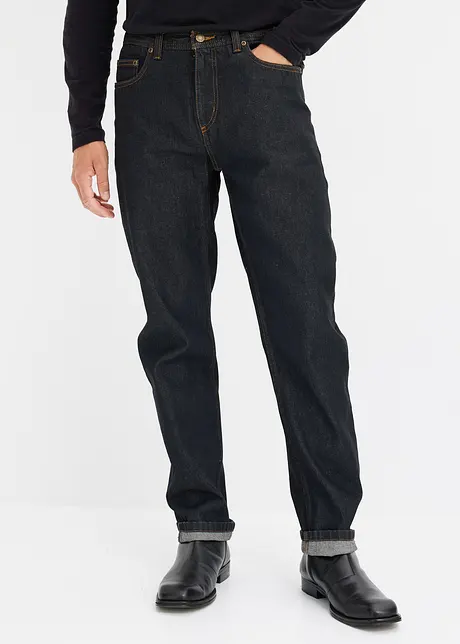 Jeans elasticizzati classic fit con cinta elasticizzata ai lati, straight, bonprix