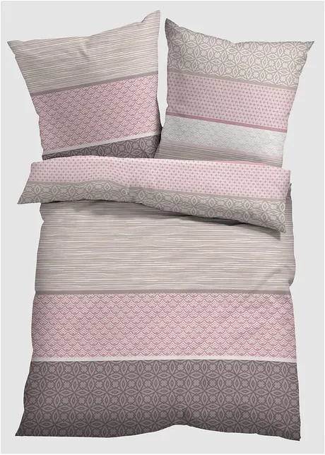 Biancheria da letto con fantasia a fasce, bonprix