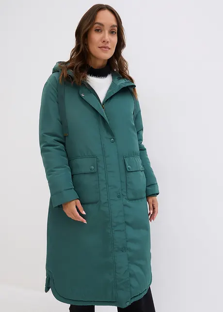 Parka ampio svasato con coulisse, bonprix