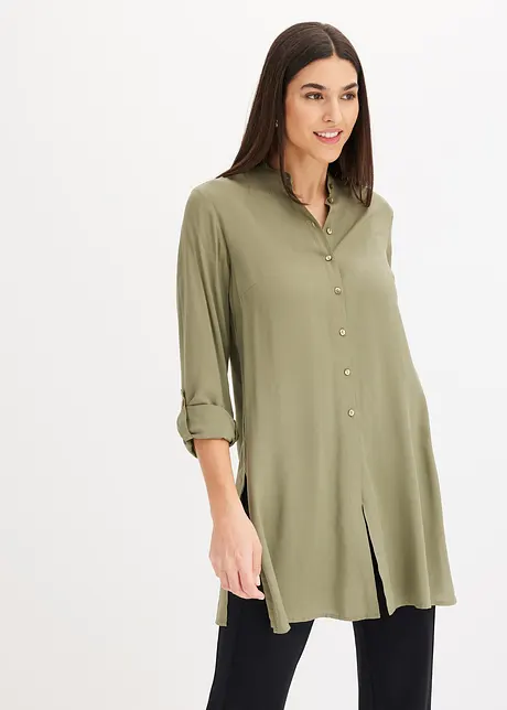 Camicia lunga in viscosa, bonprix