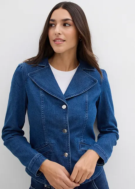 Blazer in jeans corto, bonprix