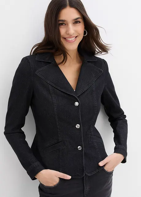 Blazer in jeans corto, bonprix