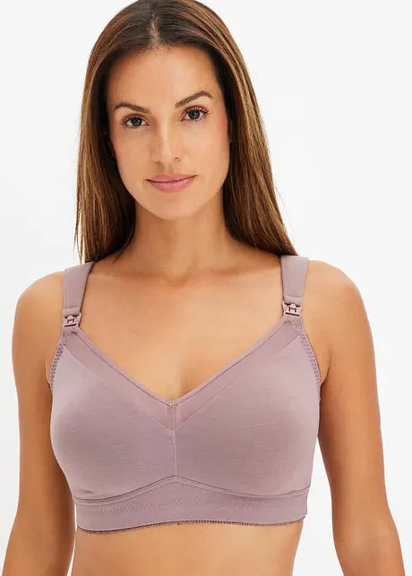 Reggiseno allattamento senza ferretto con cotone biologico (pacco da 2), bonprix