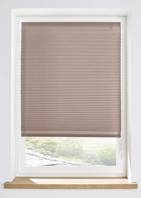 Tenda plissettata oscurante con velcro adesivo, bonprix