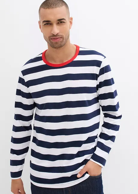 Maglia a maniche lunghe in puro cotone, bonprix