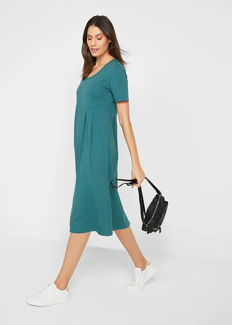 Abito midi di jersey in cotone, bonprix
