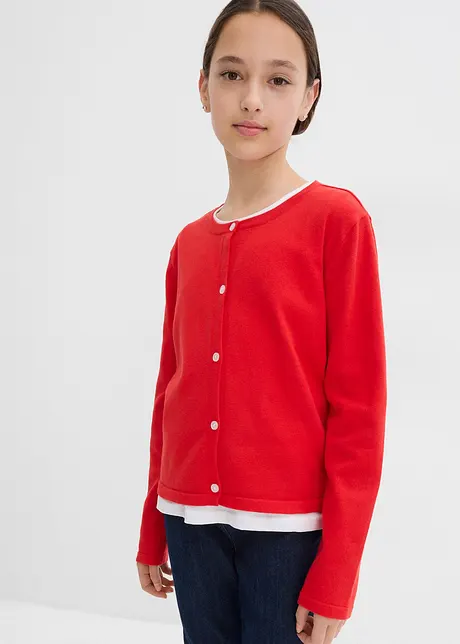 Cardigan in filato fine, bonprix