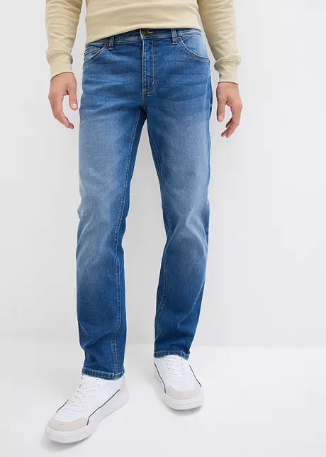 Jeans elasticizzati regular fit, straight, bonprix