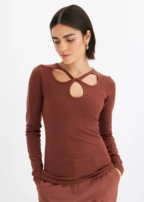 Maglione in filato fine, bonprix