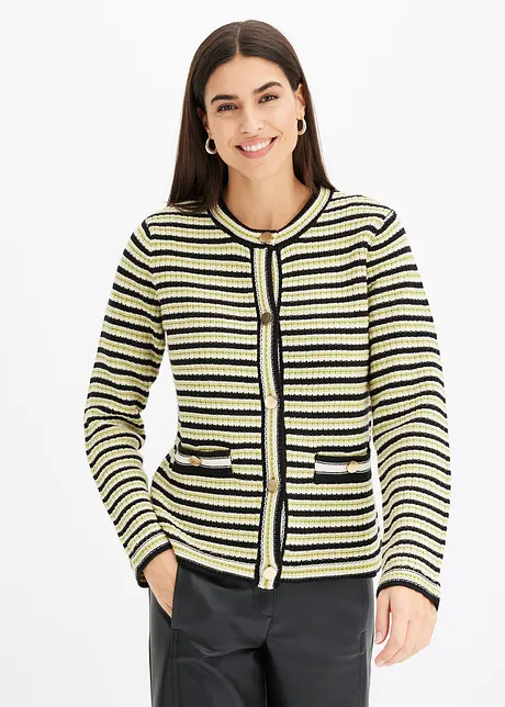 Cardigan con bottoni raffinati, bonprix