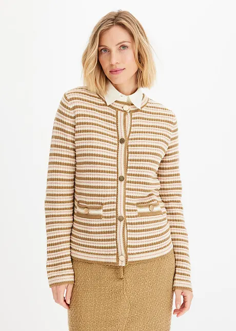 Cardigan con bottoni raffinati, bonprix