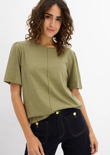 T-shirt in puro cotone, bonprix