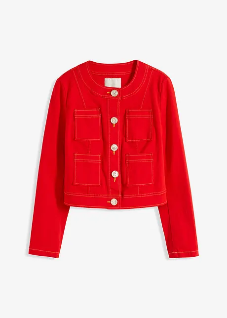 Giacca in twill con bottoni decorativi, bonprix