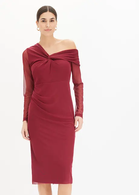 Abito midi aderente, bonprix