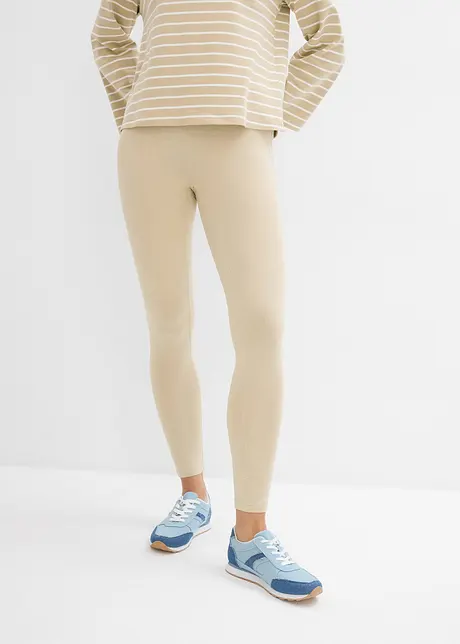 Leggings elasticizzati con puro cotone biologico (pacco da 2), bonprix