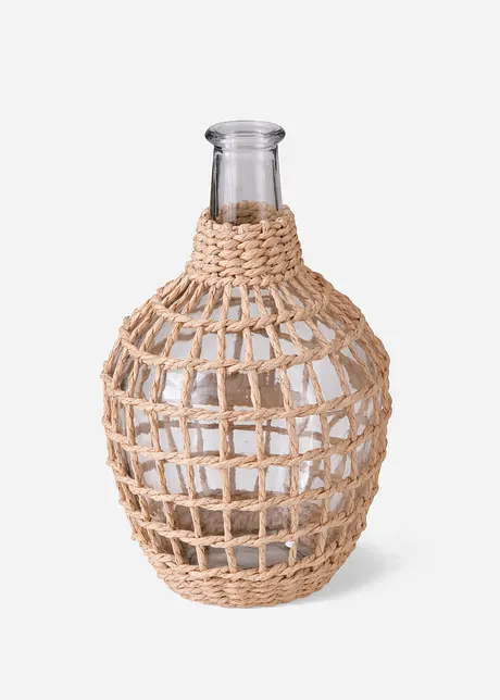 Vaso con rattan intrecciato, bonprix