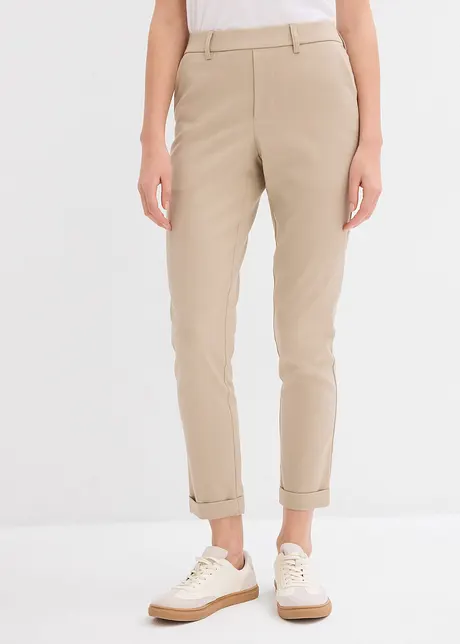 Pantaloni chino in misto viscosa, bonprix