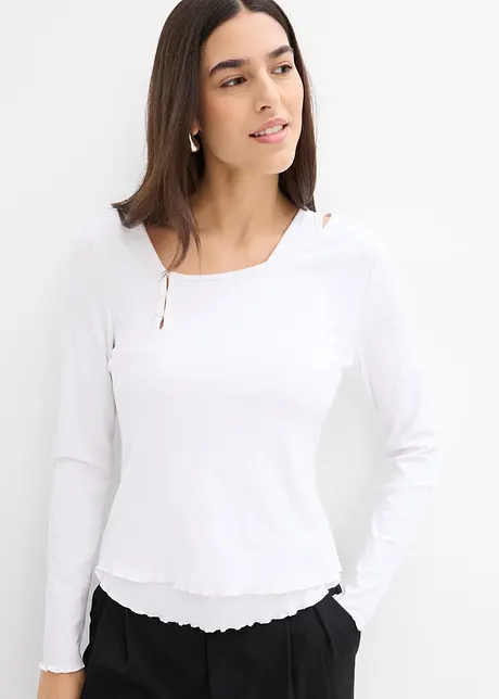 Maglia 2 in 1 a maniche lunghe, bonprix