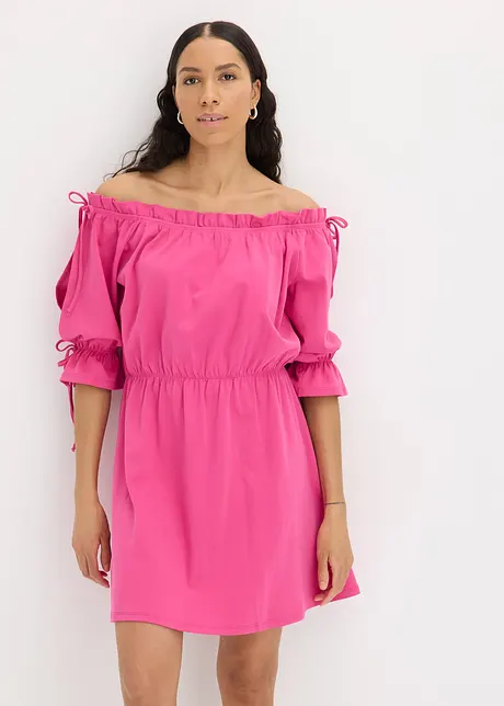 Abito di jersey con spalle scoperte, bonprix