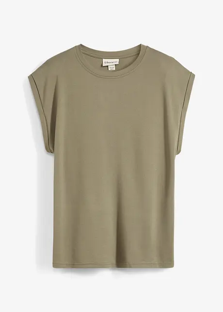 Top con spalline imbottite in misto viscosa, bonprix