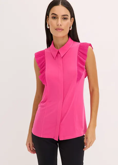 Maglia con volant, bonprix