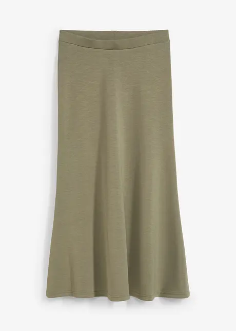 Gonna midi effetto neoprene, bonprix