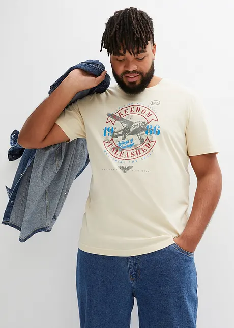 T-shirt in puro cotone biologico, bonprix