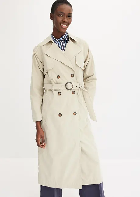 Trench con maniche e parte inferiore staccabili, bonprix